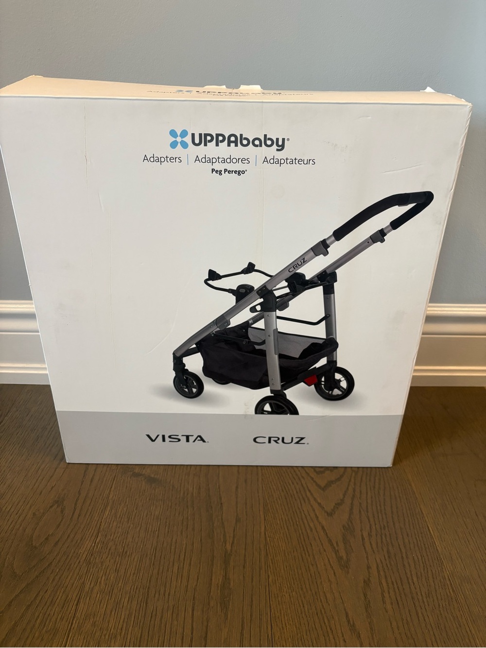 Uppababy vista/cruz peg perego adapter EUC ret $115